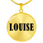 Louise v01 - 18k Gold Finished Luxury Necklace