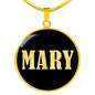 Mary v02 - 18k Gold Finished Luxury Necklace