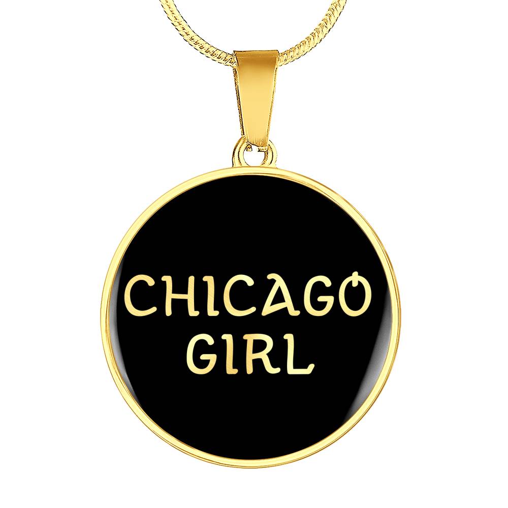 Chicago Girl v2 - 18k Gold Finished Luxury Necklace