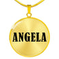 Angela v01 - 18k Gold Finished Luxury Necklace