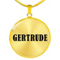 Gertrude v01 - 18k Gold Finished Luxury Necklace
