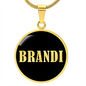 Brandi v02 - 18k Gold Finished Luxury Necklace
