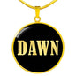 Dawn v02 - 18k Gold Finished Luxury Necklace