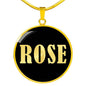 Rose v02 - 18k Gold Finished Luxury Necklace