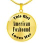 American Foxhound - 18k Gold Finished Luxury Necklace