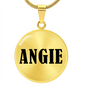 Angie v01 - 18k Gold Finished Luxury Necklace