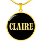 Claire v02 - 18k Gold Finished Luxury Necklace
