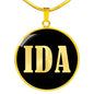 Ida v02 - 18k Gold Finished Luxury Necklace