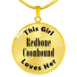 Redbone Coonhound - 18k Gold Finished Luxury Necklace