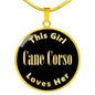 Cane Corso v2 - 18k Gold Finished Luxury Necklace