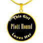 Plott Hound v2 - 18k Gold Finished Luxury Necklace