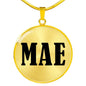 Mae v01 - 18k Gold Finished Luxury Necklace