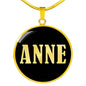 Anne v02 - 18k Gold Finished Luxury Necklace