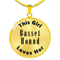 Basset Hound - 18k Gold Finished Luxury Necklace