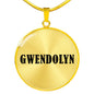 Gwendolyn v01 - 18k Gold Finished Luxury Necklace
