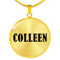 Colleen v01 - 18k Gold Finished Luxury Necklace