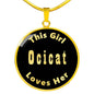 Ocicat v2 - 18k Gold Finished Luxury Necklace