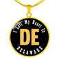 Heart In Delaware - 18k Gold Finished Luxury Necklace