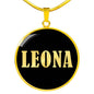 Leona v02 - 18k Gold Finished Luxury Necklace