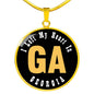 Heart In Georgia - 18k Gold Finished Luxury Necklace
