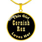 Cornish Rex - 18k Gold Finished Luxury Necklace