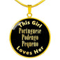 Portuguese Podengo Pequeno v2 - 18k Gold Finished Luxury Necklace
