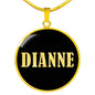 Dianne v02 - 18k Gold Finished Luxury Necklace