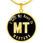 Heart In Montana v02 - 18k Gold Finished Luxury Necklace