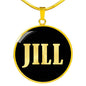 Jill v02 - 18k Gold Finished Luxury Necklace