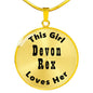 Devon Rex v2 - 18k Gold Finished Luxury Necklace