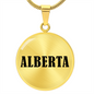 Alberta v01 - 18k Gold Finished Luxury Necklace