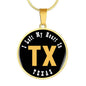 Heart In Texas - 18k Gold Finished Luxury Necklace