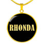 Rhonda v02 - 18k Gold Finished Luxury Necklace