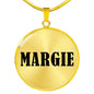Margie v01 - 18k Gold Finished Luxury Necklace