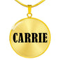 Carrie v01 - 18k Gold Finished Luxury Necklace