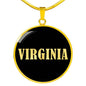 Virginia v02 - 18k Gold Finished Luxury Necklace