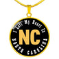 Heart In North Carolina - 18k Gold Finished Luxury Necklace