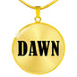 Dawn v01 - 18k Gold Finished Luxury Necklace