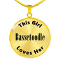 Bassetoodle - 18k Gold Finished Luxury Necklace