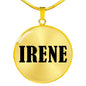 Irene v01 - 18k Gold Finished Luxury Necklace