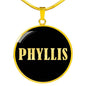 Phyllis v02 - 18k Gold Finished Luxury Necklace