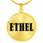 Ethel v01 - 18k Gold Finished Luxury Necklace