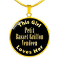 Petit Basset Griffon Vendeen v2 - 18k Gold Finished Luxury Necklace