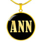 Ann v02 - 18k Gold Finished Luxury Necklace