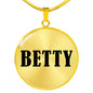 Betty v01 - 18k Gold Finished Luxury Necklace