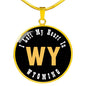 Heart In Wyoming - 18k Gold Finished Luxury Necklace