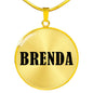 Brenda v01 - 18k Gold Finished Luxury Necklace