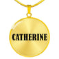 Catherine v01 - 18k Gold Finished Luxury Necklace