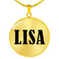 Lisa v01 - 18k Gold Finished Luxury Necklace