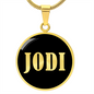 Jodi v02 - 18k Gold Finished Luxury Necklace